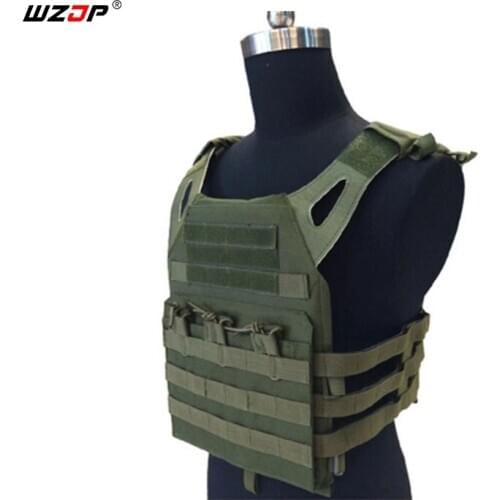 WZJP New Tactical Vest Plate Carrier AmmoJPC Military Airsoft Paintball Combat Assault Nylon MOLLE field Protection Hunting Vest