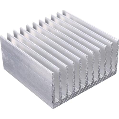 1 Piece White 11 Tooth Heat Dissipation Sink 40mm*40mm*20mm Aluminium Radiator Heatsink Heat Conducting Block