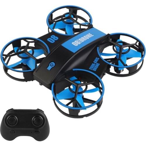 RH821 Mini RC Drone Headless Drones Mini RC Quadrocopter One Key Land Auto Hovering 3 Batteries Helicopter Flysky Kids Toy Gift