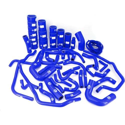 Silicone Radiator &Turbo Hose Kit For Nissan 300ZX VG30DETT Z32 1990-1999 (9pcs) RED/BLUE/BLACK