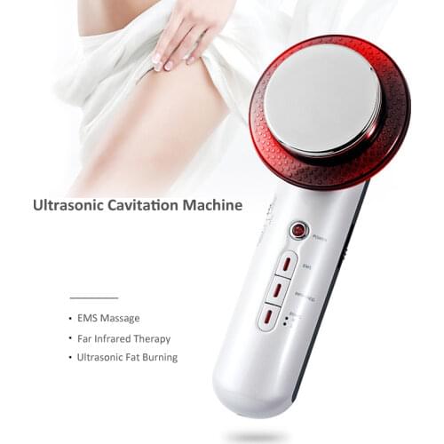 3 in 1 EMS Ultrasound Cavitation Device Body Slimming Massager Fat Burner Infrared Therapy Ultrasonic Facial Lift Skin Beauty