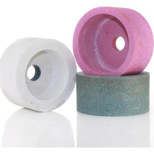 Cup grinding wheel of Brown,white and pink aluminum oxide Green silicon carbide for knife sharpening machine abrasive tool PS013