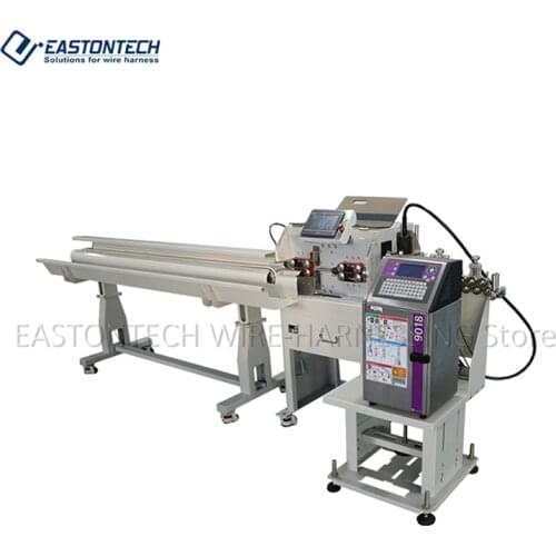 EASTONTECH EW-05F with printer Automatic ink-jet printing electric wire cable jacket stripping machine
