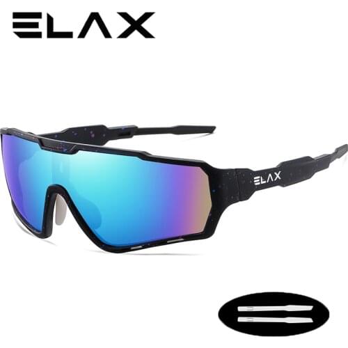 ELAX Brand Bike Cycling Glasses Sports Sunglasses UV400 Men Women Eyewear Mtb Glasses Male Mountain Goggles