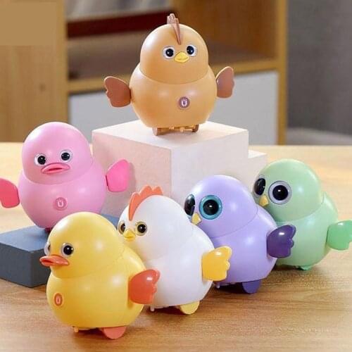 Funny Electric Swing Magnetic Chick Duckling Owl Cute Swing Squad Can Fixed-Point Winding Sleek Design for Baby Climb Toys Gift