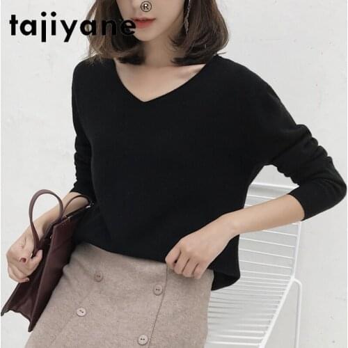 Women 2021 Fall Clothing Woman 100% Wool Sweater Womens Sweaters Knitted Pullover Oversize Clothes Sweter Damski TN957
