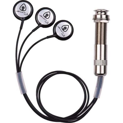 Rango Acoustic Guitar Pickup Sound Seeker DSS-3 Pure Sound Transducer for Guitar Ukulele Violin Cello Banjo Mandolin Micr Pickup