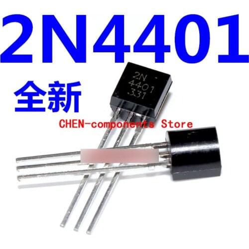 100pcs Brand new 2N4401 TO-92 Triode original