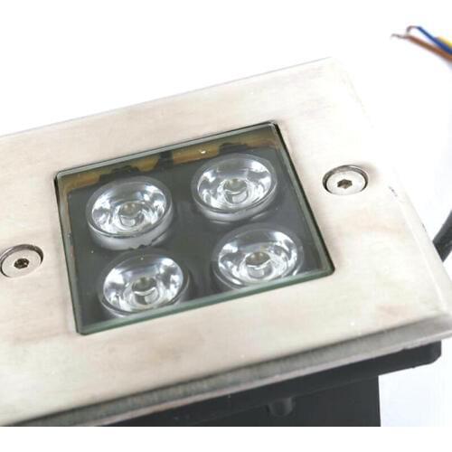 4W LED buried lights skirting the Footlights stair lights square buried Lamps IP68 outdoor LED step lights