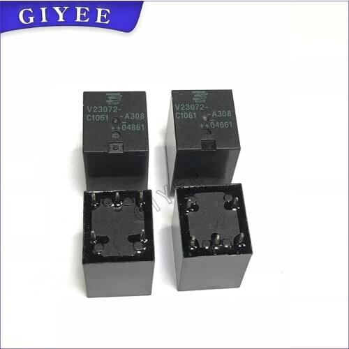 5PCS V23072-C1061-A308 5PINS 15A 12VDC Automotive Relays