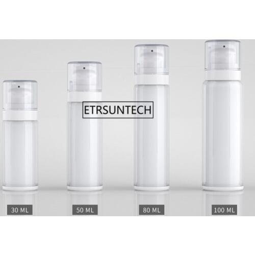 50pcs 30/50/80/1000ml AS Refillable Perfume Bottle with Spray Pump Cap, Lotion pump bottle empty cosmetic containers F3011