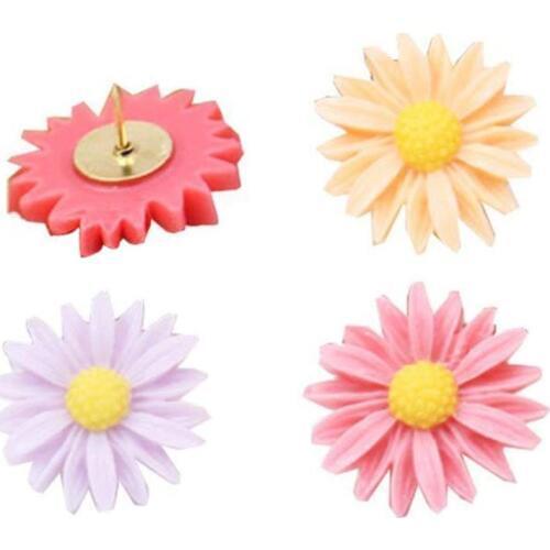 50PCS Decorative Cute Thumb Tacks Thumb Nails Push Pins Push Pins Soft Flat for Photos Wall, Maps, Bulletin Board or Corkboards