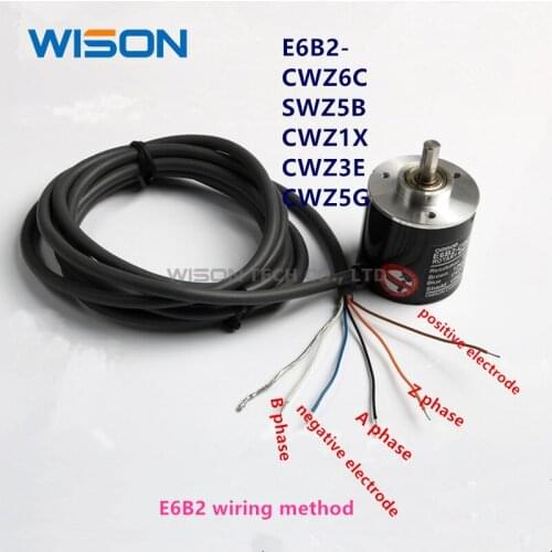 E6B2-CWZ6C SWZ5B CWZ1X CWZ3E CWZ5G 100/200/300/360/400/500/600/1000/1024/1500/2000/2048/2500/P/R Incremental rotary encoder,PNP