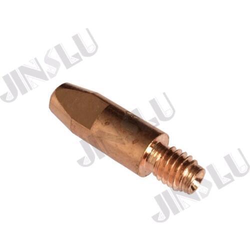 Binzel Type 24KD 25AK E-Cu M6*28 ( 0.8 0.9 1.0 1.2mm ) Contact Tip Mig Torch Welding Consumables 20PCS