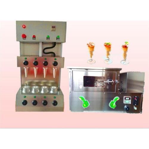 110v Popular snack Pizza Cone Production Machine Line Pizza Cone Making Baking Oven Equipment for sale