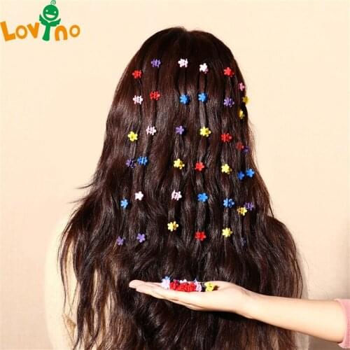 30 PCS Mini Hair Claw Clips For Women Girls Cute Candy Colors Plastic Hairpins Braids Maker Headwear Baby Hair Accessories