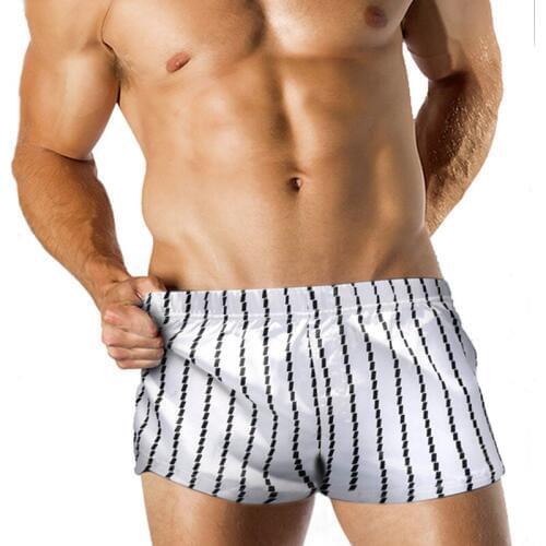 New Men Beach Shorts Swimming Water Sport Mens Beachwear Board Shorts Quick Dry Surfing Swimsuits Homme Male Swim Shorts Sunga