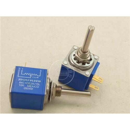 Original new 100% 84C1DE 28J15L 10 circle 10K multi cycle potentiometer axle length 22X3MM (SWITCH)