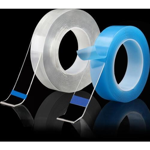 Dropship Nano 1m DIY Transparent Tape Double-sides Waterproof Adhesive Tape Traceless PU Waterproof Bathroom Kitchen Tool