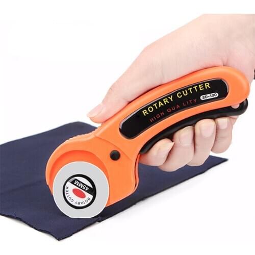 LeatherCraft Fabric Cutter Circular Blade 45mm Rotary Cutter Leather Cutting Tool DIY Patchwork Sewing Quilting Fit Olfa Cut