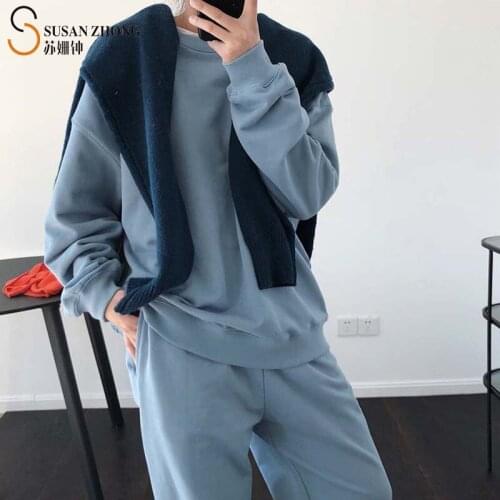 Women Sweatshirt Female Hoodies Ladies Pullover Cozy Athleisure Fall Spring Cotton Oversize Round Neck Batwing Sleeve Casual