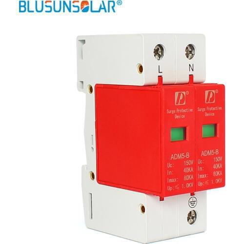 20 pieces lot Din Rail 35mm 2P 80KA 380V AC SPD Household Low-voltage Anti-lightning Surge Protective Device