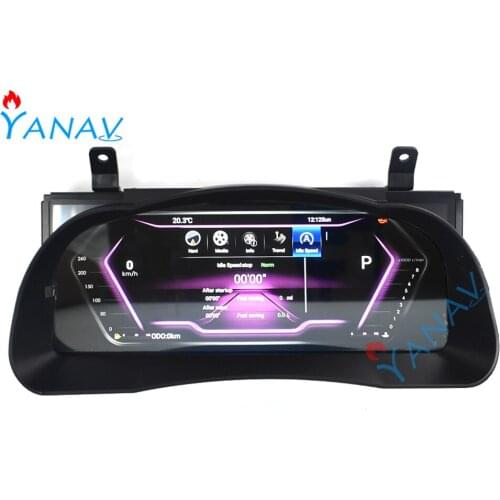Android Car radio audio dashboard For-Toyota Highlander 2015-2019 GPS Navigation LCD instrument screen Multimedia System player