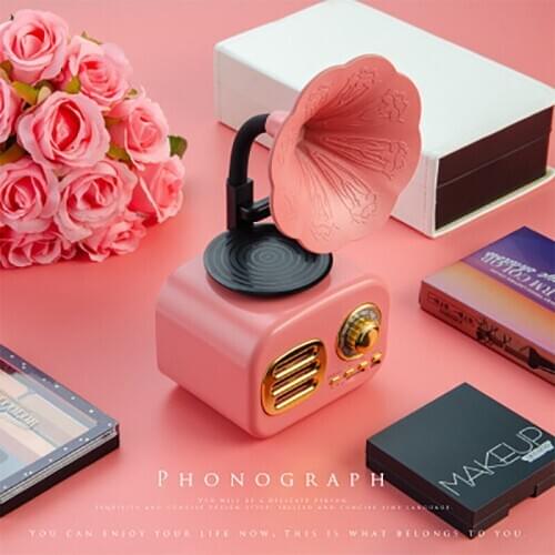 FT-05 Bluetooth Speaker Wireless Loudspeaker Retro Wood Portable Speaker Mini Speakers Sound System TF FM Radio Music Subwoofer