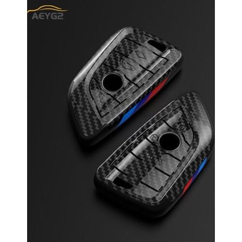 Carbon Fiber Car Remote Key Cover Case Shell For BMW X1 X3 X4 X5 F15 X6 F16 G30 7Series G11 F48 F39 520 525 f30 118i 218i 320i