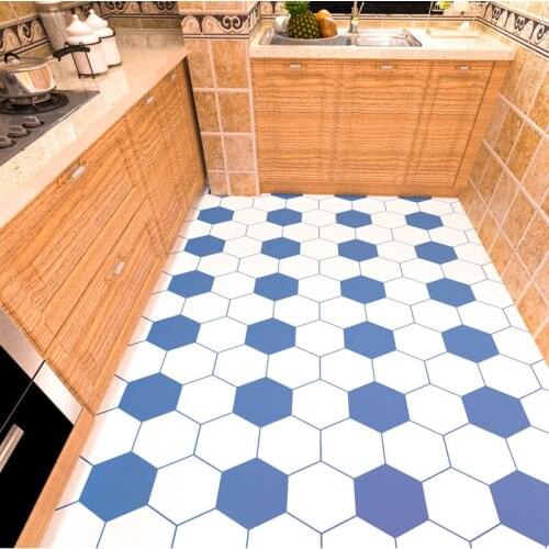 PVC Floor Stickers Thick Wear-Resistant Waterproof Ins Net Red Cement Floor Stickers Self-Adhesive Simulation Carpet Paving Rubb