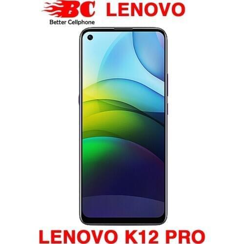 New original Lenovo Lemon K12 Pro， 4G 64G， 6.8"HD+ Snapdragon Octa-core Android 10 64MP 6000mAh Fingerprint Mobile Phone