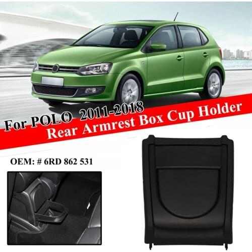 Car Centre Console Armrest Box Water Cup Holder for P-OLO 2011-2018 6RD 862 531