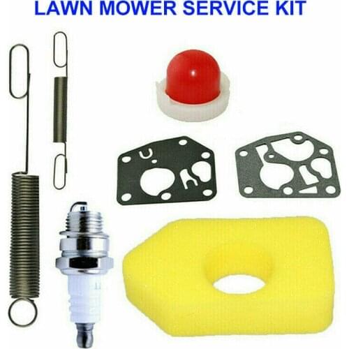 Air Filters Gasket Carburetor Diaphragm Governor Spring 694394 4178 494408 4128 3-4hp Lawn Mower Parts Accessories Spark Plug