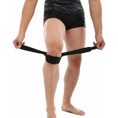 Adjustable Double Patella Pressure Kneepad Sports Safety Guard Knee Support Brace For Fitness Basketball Riding Running Q1132CMD