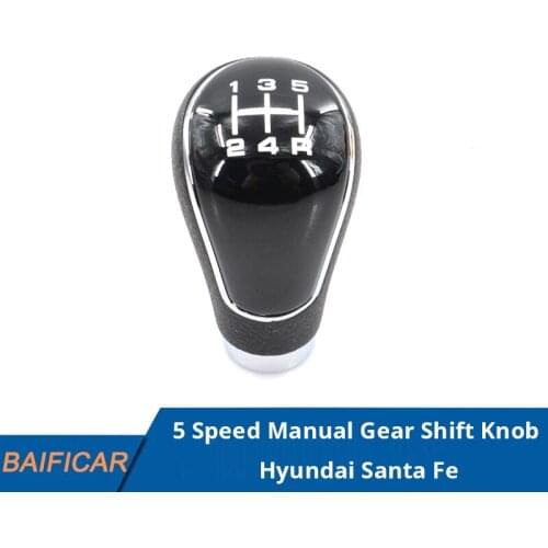 Baificar Brand New 5 Speed Manual Gear Shift Knob Shifter Gear Stick High Quality Remodel For Hyundai Santa Fe