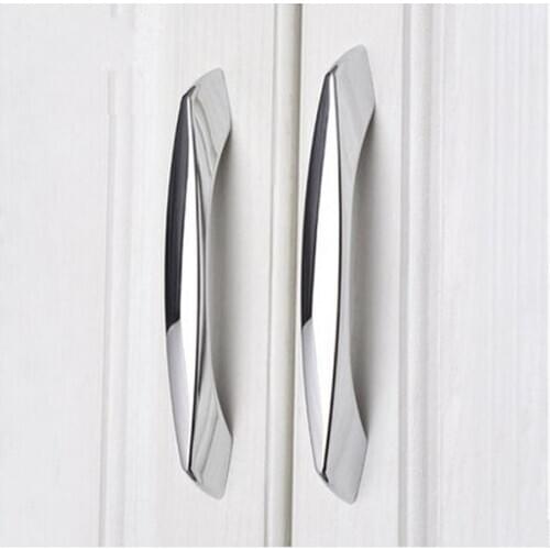 Modern simple kitchen cabinet bright light handle cupboard pull drawer dresser wardrobe handles pulls knobs bookcase handle