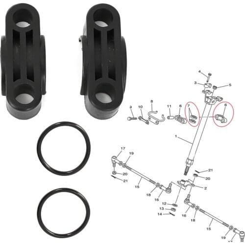 Steering Stem Bushing And Seal for Yamaha Grizzly 660 YFM660 YFM 660 2002-2008 , YFZ450R 2009-2013 / YFZ450X 2010-2011