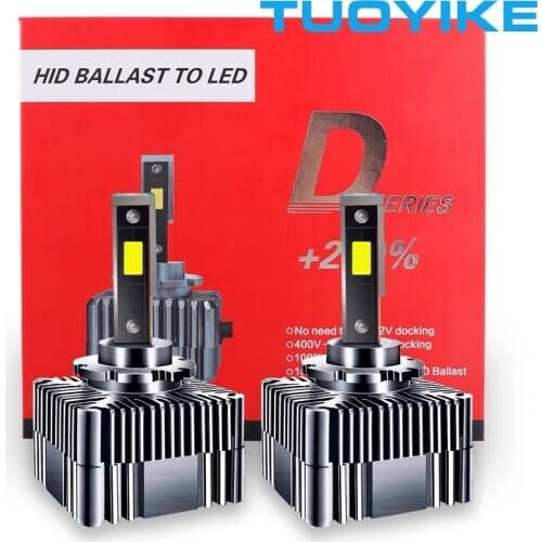2PCS Non-destructive D5S D8S M10 LED Headlight Lamp Bulb D1S/R D2S/R D3S/R D4S/R With CANBUS Error Free 90W 10000LM Super Bright