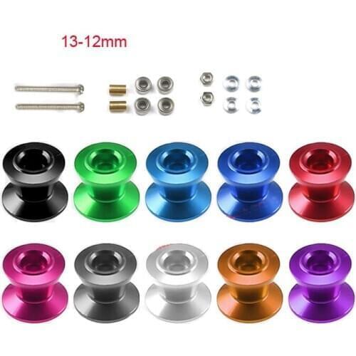 4PCS/8PCS 94948 13-12mm Aluminum Alloy Double Roller Anti-hanging Guide Wheel for Tamiya Mini 4WD Car With Screw Washers