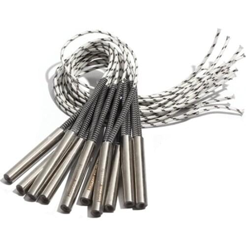 5PCS 12mm 25~35mm 316SUS High Density Single Head Dual Heater 110V/220V/380V 120W/130W/140W/150W/170W Electric Heating Mould