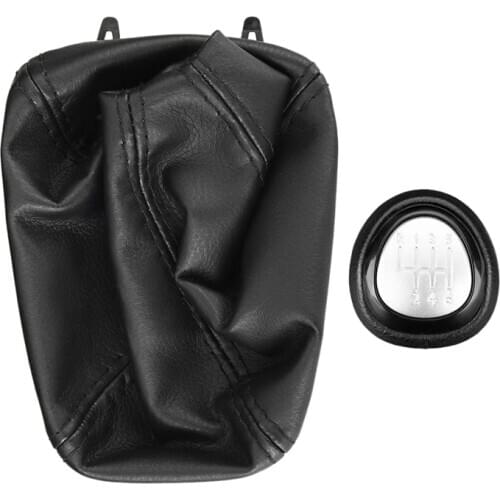 6 Speed Car Manual Shift Knob Knob Shift Lever Guard For Saab 9-3 2003-2012 55566206 55353898