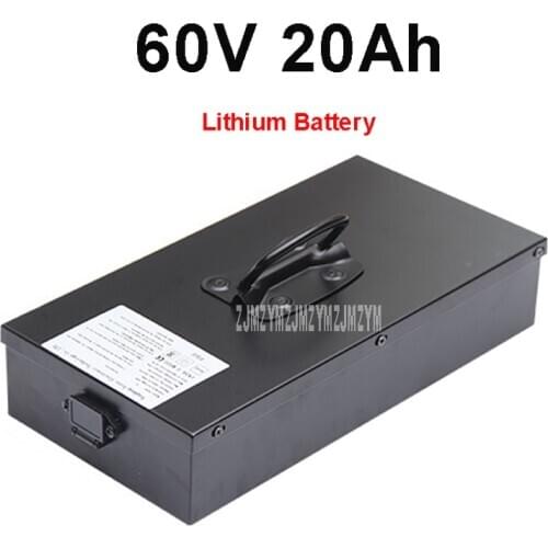 60V 20Ah Portable 18650 Lithium Battery With Handle Design For Electric Vehicle Electric Bicycle Scooter Metal/Plastic Shell
