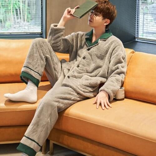 AIPEACE Men's Flannel Pajamas China