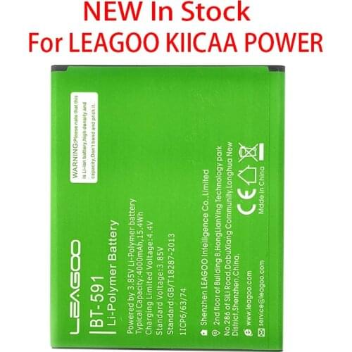 In Stock BT-591 4000mAh battery For LEAGOO KIICAA POWER High quality Battery Home delivery+Tracking number