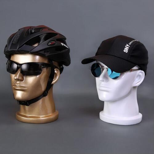 Free Shipping!! Newest High Quality White Men Fiberglass Head Mannequin Male Mannequin Head On Sale