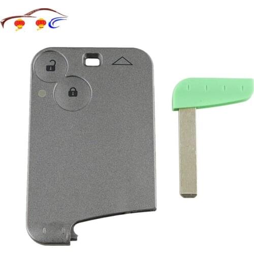 New Arrival Replacement 2 Button Remote Key Card Shell Case Smart Card Key Case ForRENAULT Laguna Car Key Shell High Quality