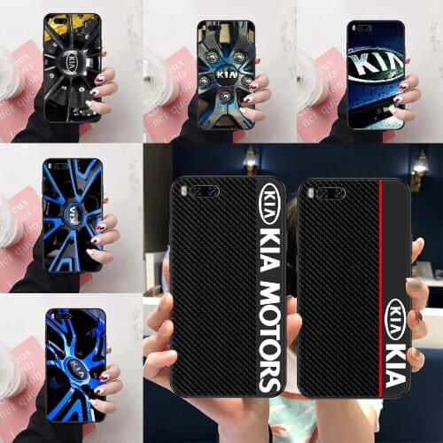 KIA Logo car rim Phone Case For Xiaomi Mi Note 8 9 10 11 9T 10T A3 Lite Pro Ultra black trend waterproof soft funda pretty prime