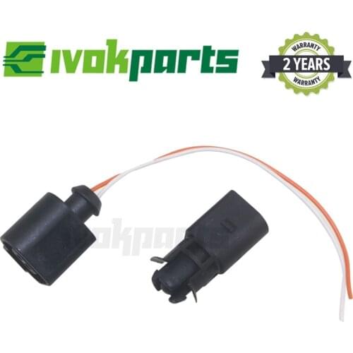 Ambient Outside Air Temperature Sensor With 2 pin Connector Plug For Volkswagen AUDI SEAT SKODA 1J0919379A 1J0 919 379 A
