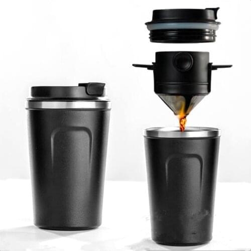 Coffee Filter Portable Stainless Steel Foldable Drip Coffee Tea Holder Easy Clean Reusable Paperless Pour Over Coffee Dripper