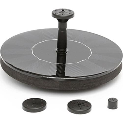 Hot Sale 50% Solar Powered Garden Decor Floating Fountain Freestanding Bird Bath Water Pump Yard Garden Decor